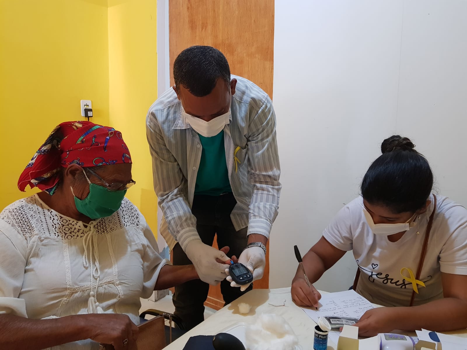 Realizada pela UBS Gerusa Alves, programação educativa reforçou as ações do Julho Amarelo em Itambé