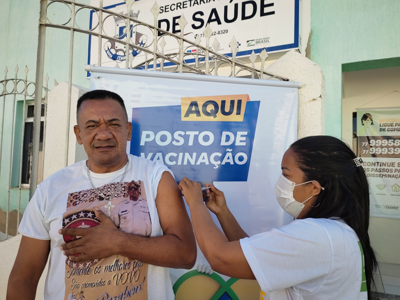 Itambé registra grande movimento no Dia D de Vacinação contra a Gripe