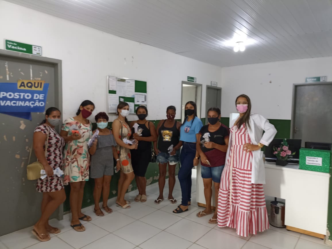 Março Lilás: UBS Felipe Achy realiza mobilização em atenção à Saúde da Mulher