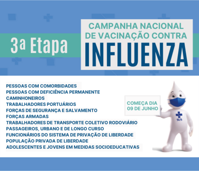 Município de Itambé inicia a 3ª etapa da vacinação contra a Gripe