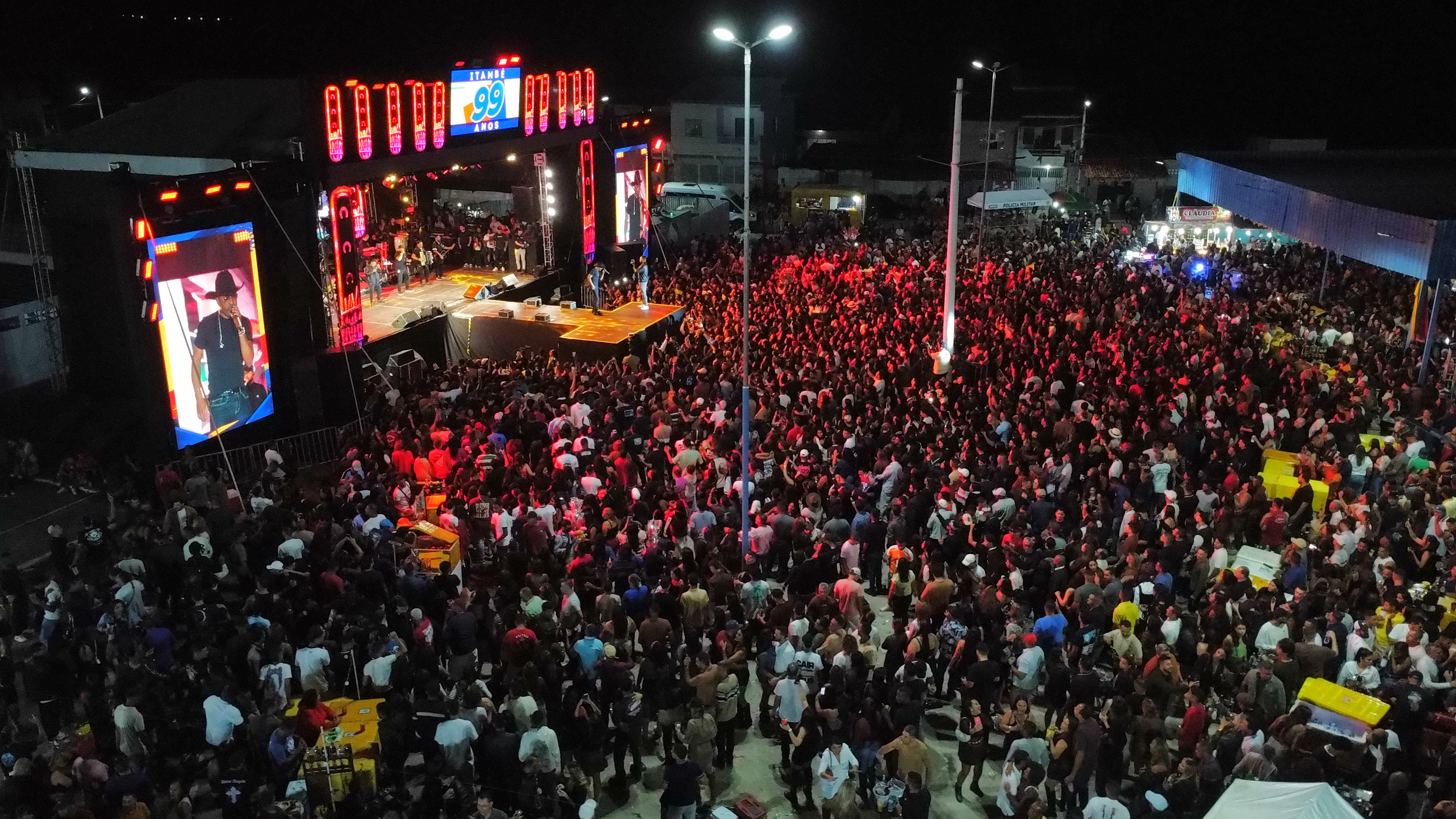 Itambé 99 Anos: Dois dias de festa reúnem mais de 22 Mil Pessoas na Praça San Filli