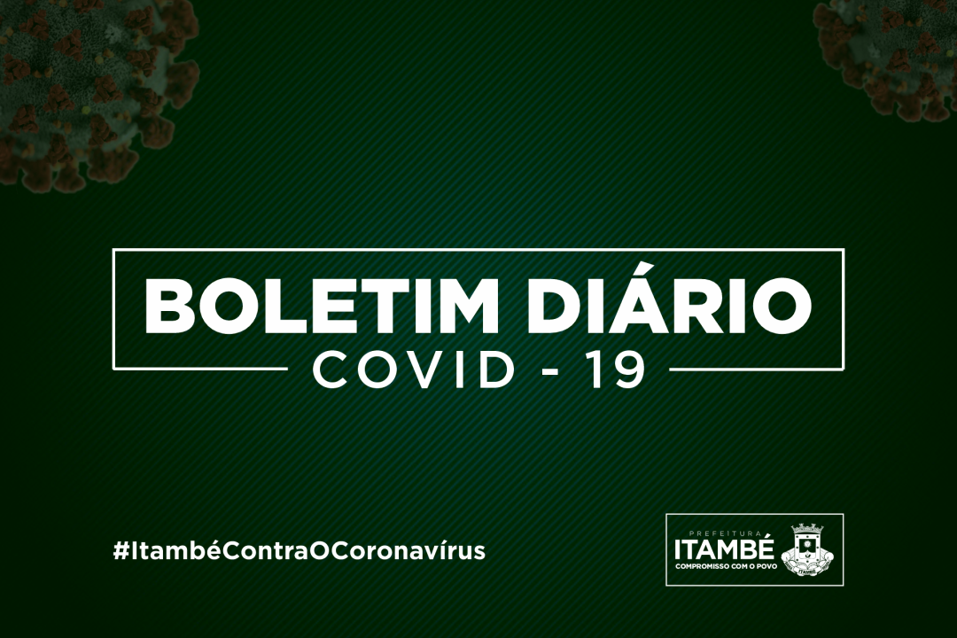 08/12/2022 - Boletim Covid-19: Itambé registra 17 casos ativos