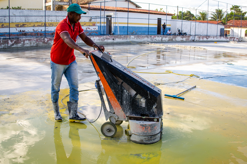 Prefeitura de Itambé inicia obras de revitalização da Quadra do Zai