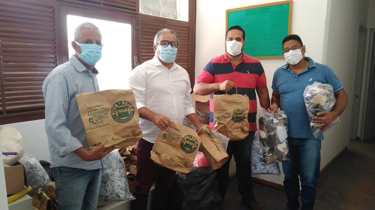 Itambé recebe 7 mil máscaras e 50 kits Feira Segura para serem distribuídos aos feirantes