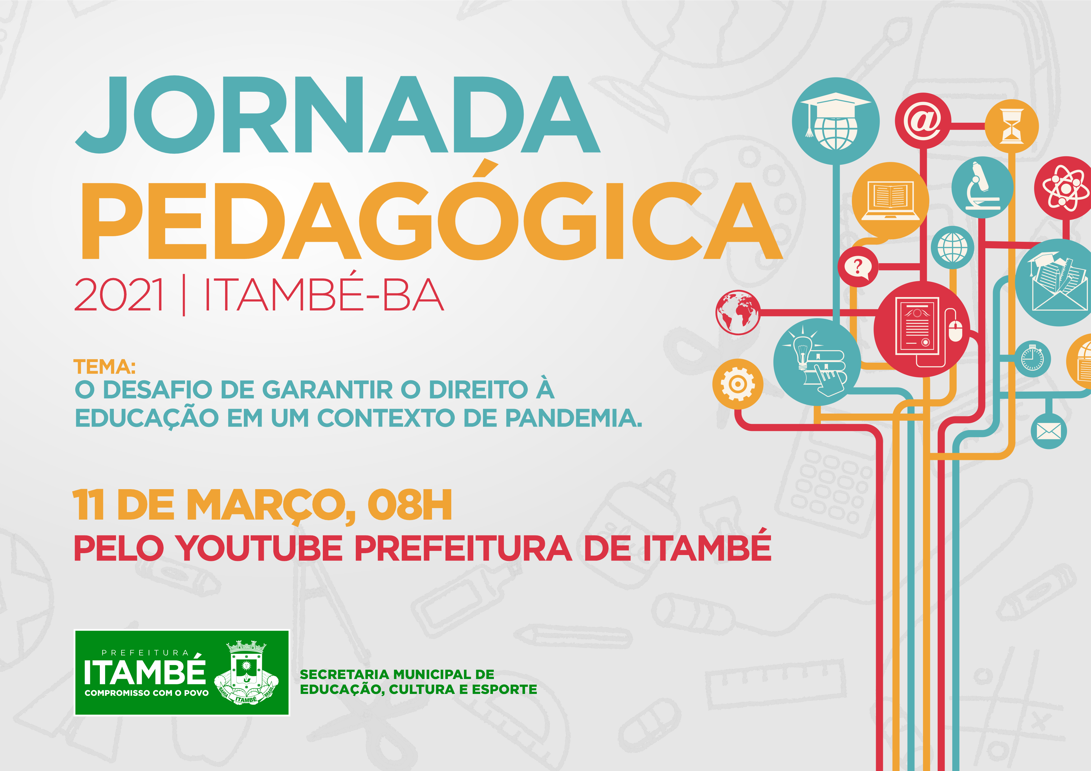 Jornada Pedagógica 2021 será realizada no dia 11 de março