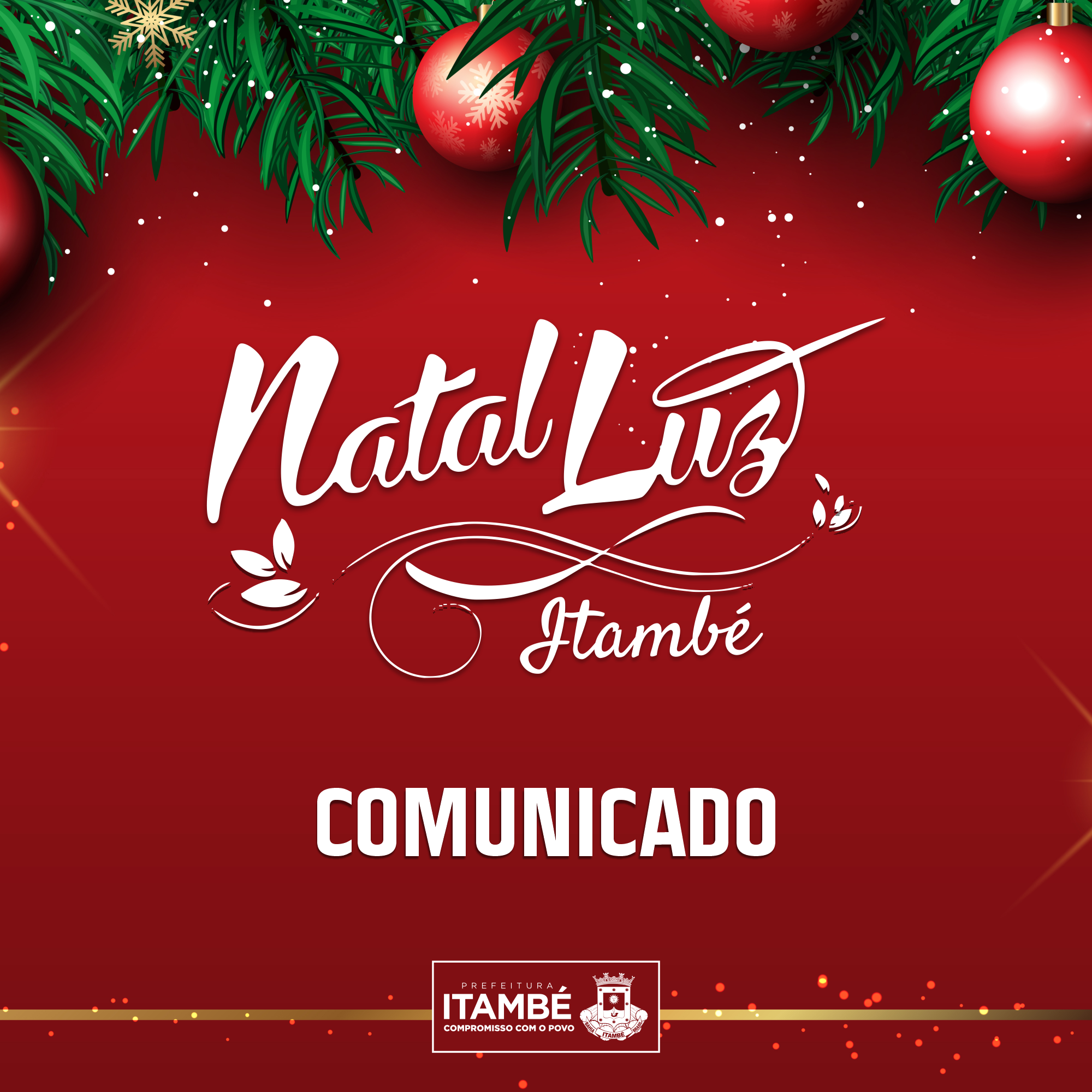 Projeto Natal Luz é suspenso após Governo Federal reconhecer Situação de Emergência em Itambé