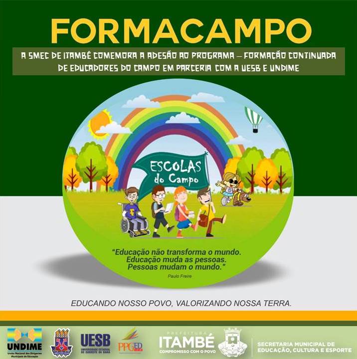Secretaria de Educação firma parceria com Uesb e Undime para formação continuada dos profissionais que atuam no campo